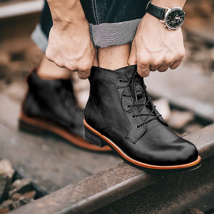 Botas militares de trabajo talla grande para hombre