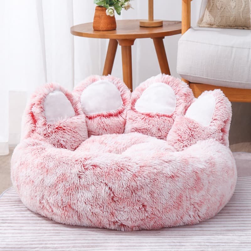 Nido para perro con diseño de pata de oso