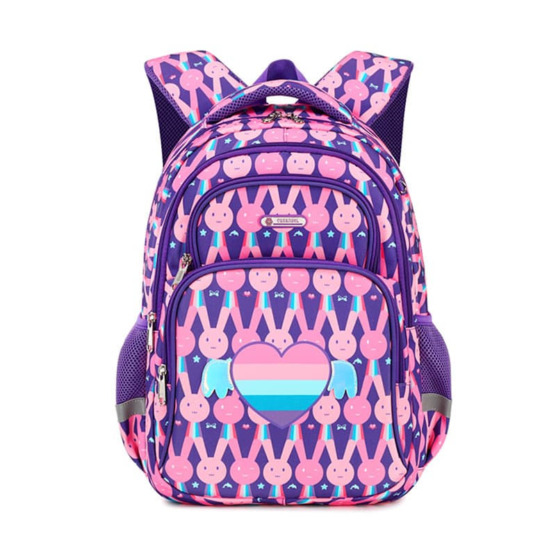 Mochila escolar infantil ligera con patrón animal
