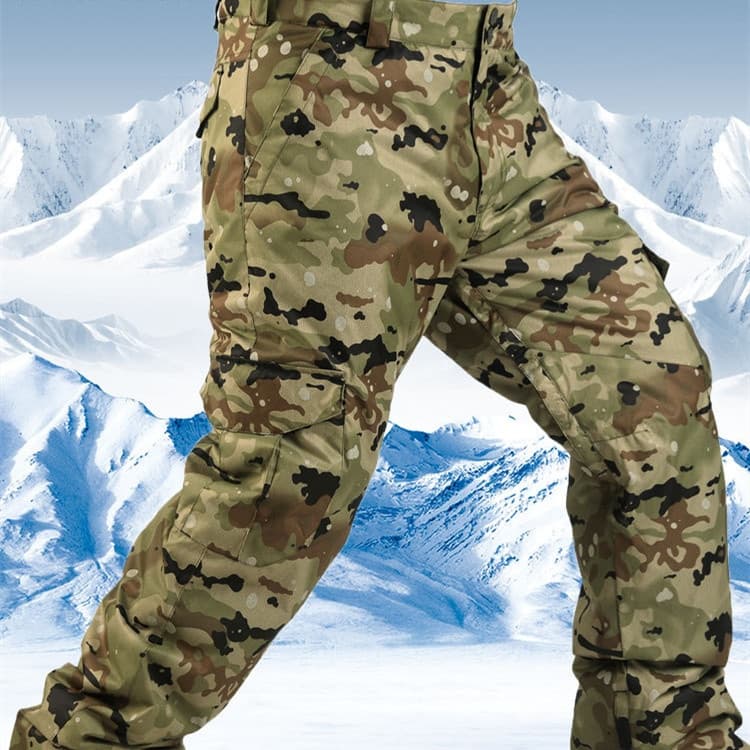 Pantalones de esquí hombre engrosados cálidos