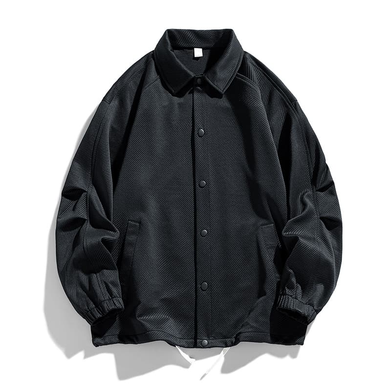 Chaqueta casual con solapas y bolsillos para hombre