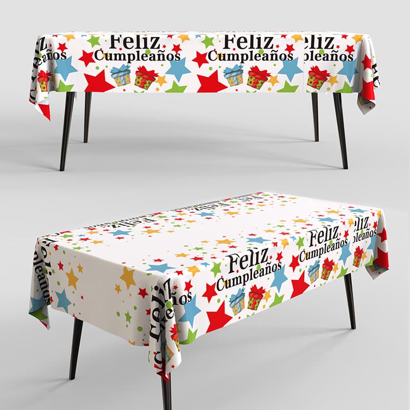 Mantel desechable de aluminio para fiestas