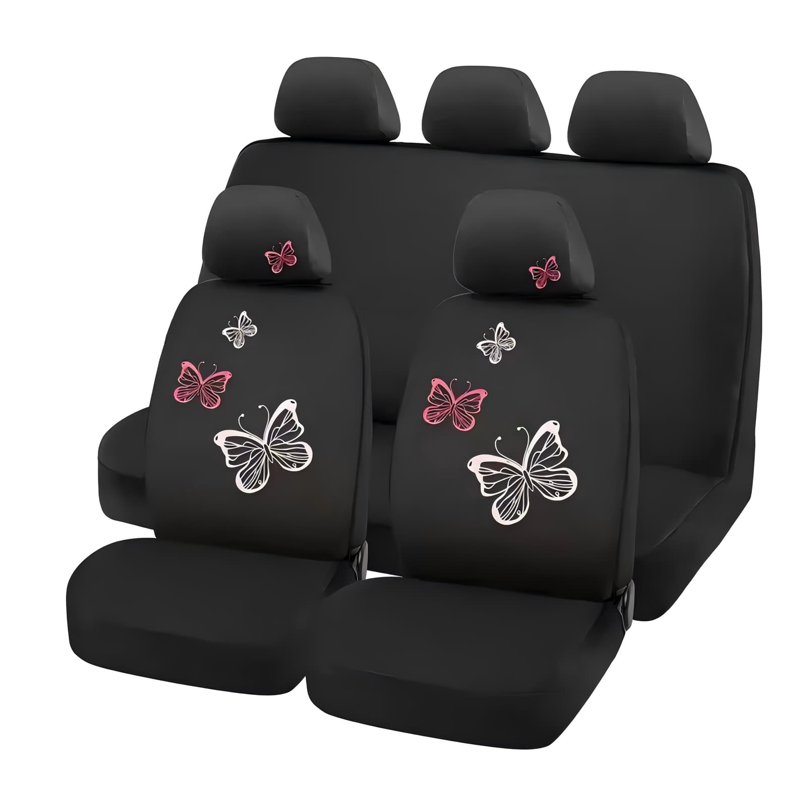 Funda de asiento auto 5 asientos, diseño clásico, 2mm