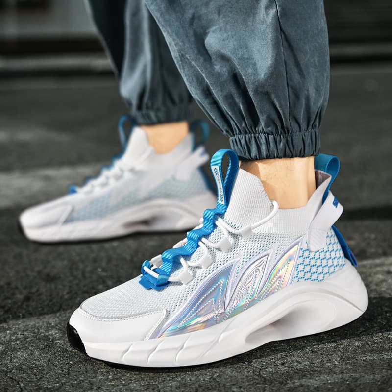 Zapatillas running deportivas ligeras de malla transpirable