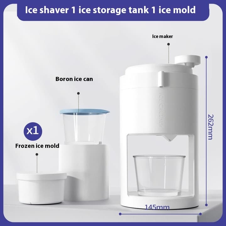 Máquina de hielo raspado manual de plástico