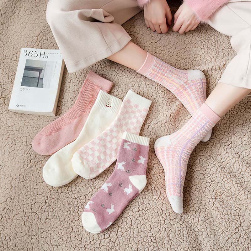 Calcetines cortos para mujer con amortiguación de toalla