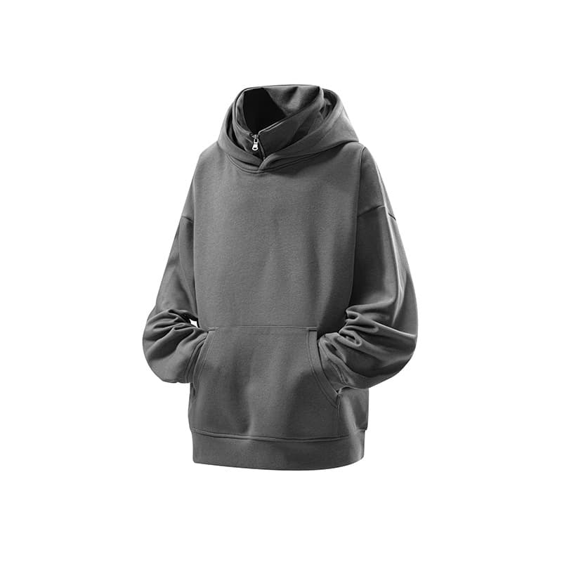Sudadera holgada con capucha de algodón para hombre