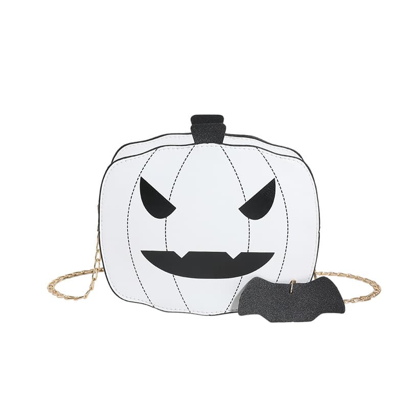 Bolso de hombro Halloween con calabaza y cadena