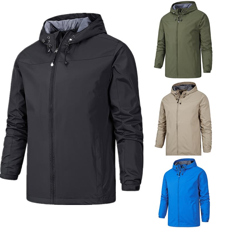 Chaqueta de montaña impermeable cortavientos