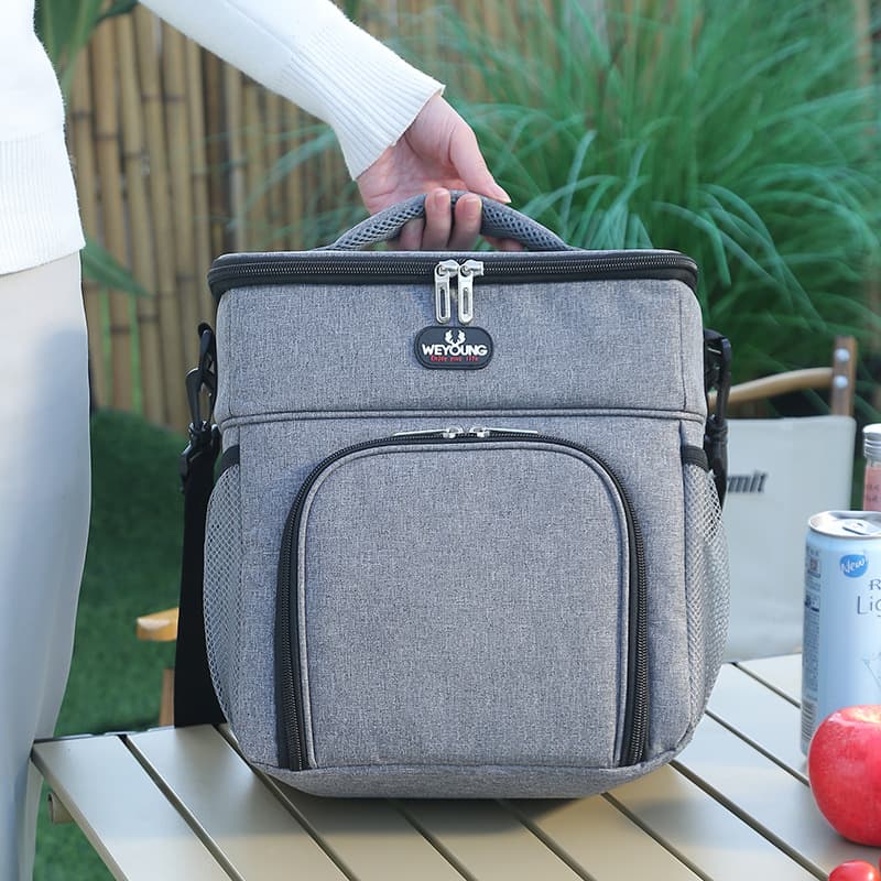 Bolsa térmica doble para comidas y frutas