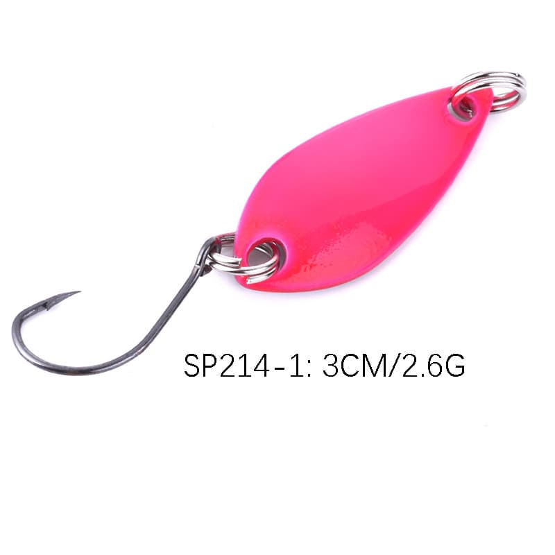 Señuelo tipo cuchara 26 g con gancho individual