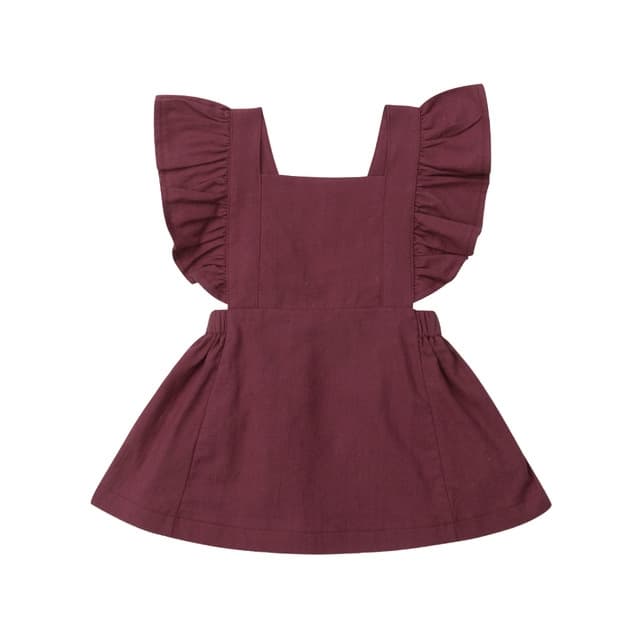 Vestido de fiesta con vuelos para niña
