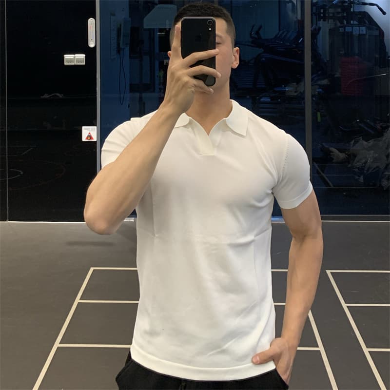 Camiseta hombre estilo británico corte holgado