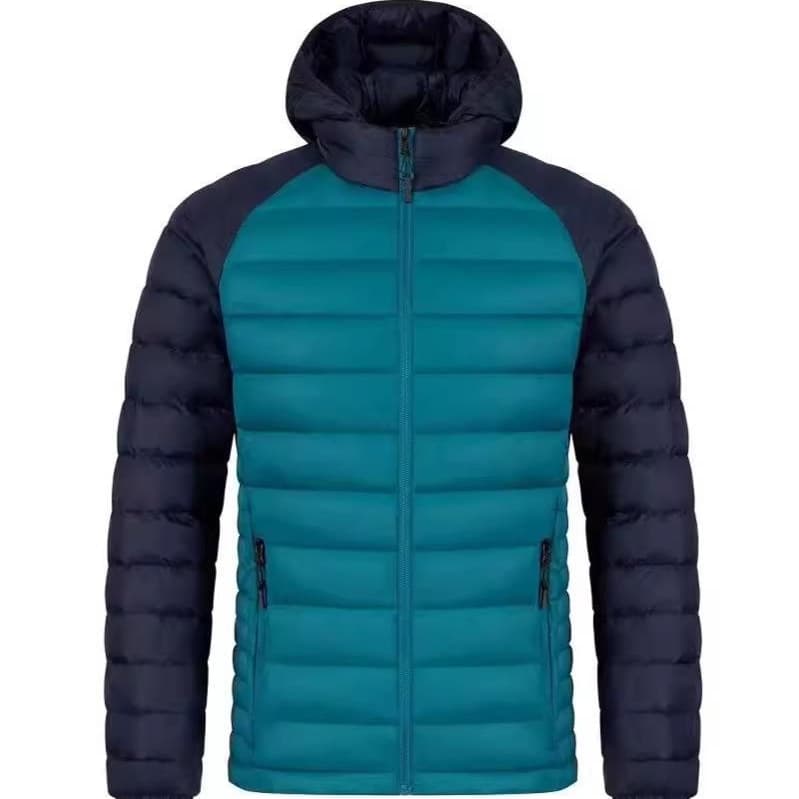 Chaqueta acolchada con forro de felpa para hombre