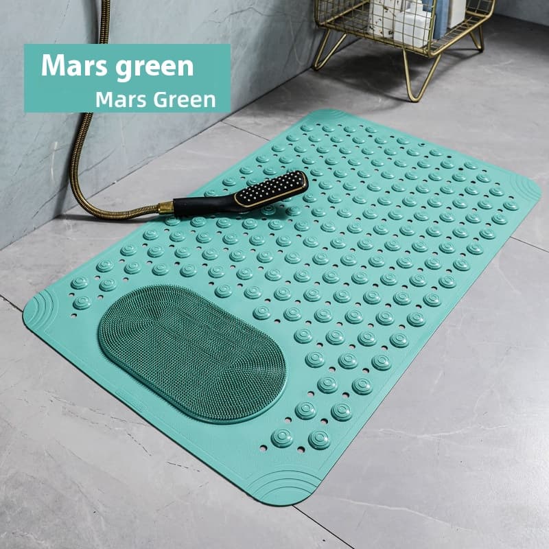 Tapete de baño antideslizante con masaje, impermeable