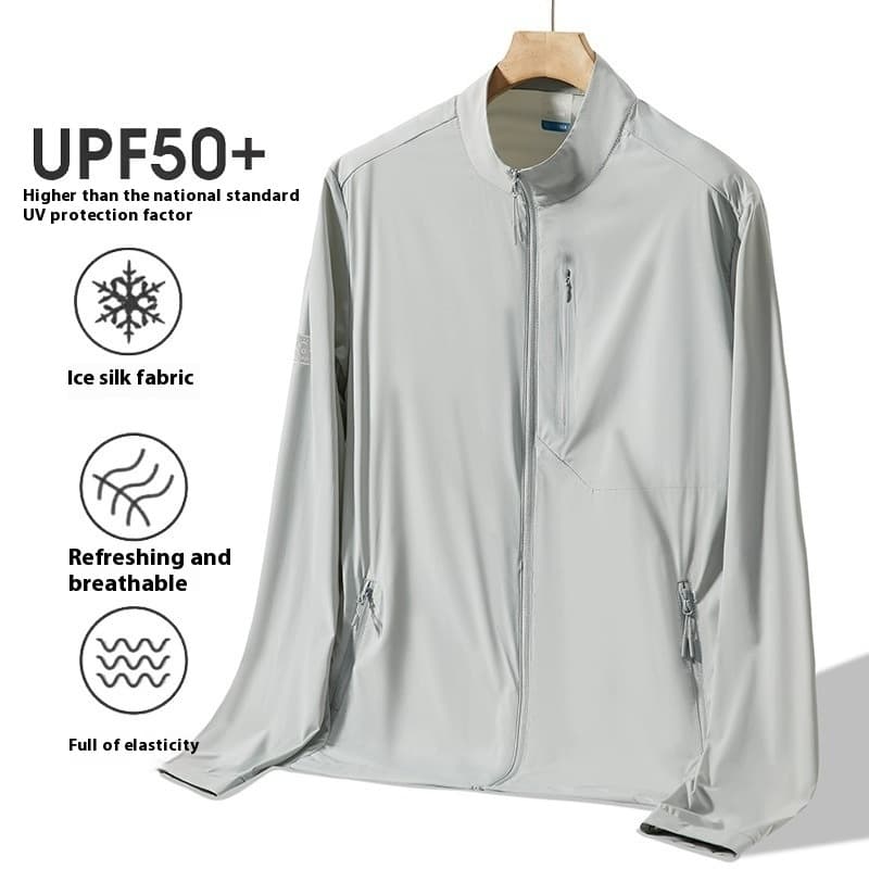 Chaqueta deportiva protección UV transpirable