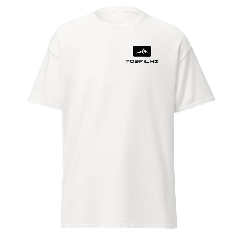 Camiseta de algodón con cuello redondo y manga corta