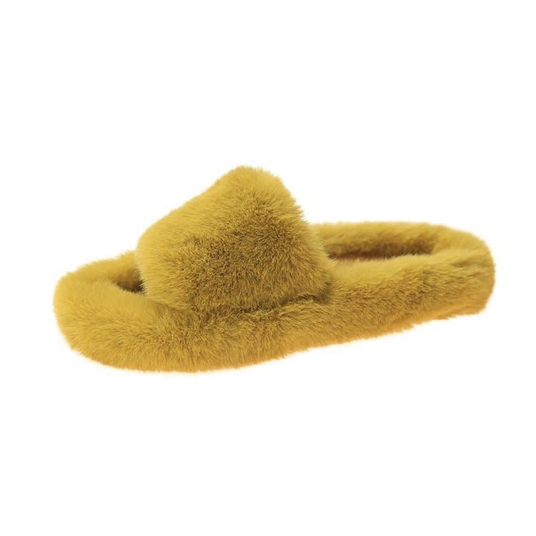 Pantuflas de felpa cálidas y antideslizantes