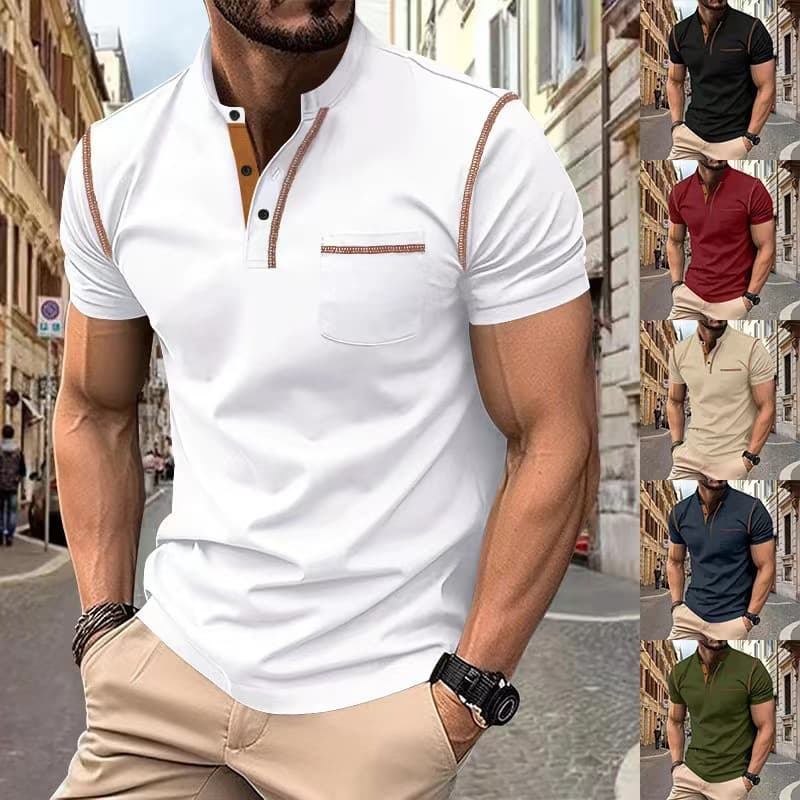 Polo de manga corta de secado rápido para verano