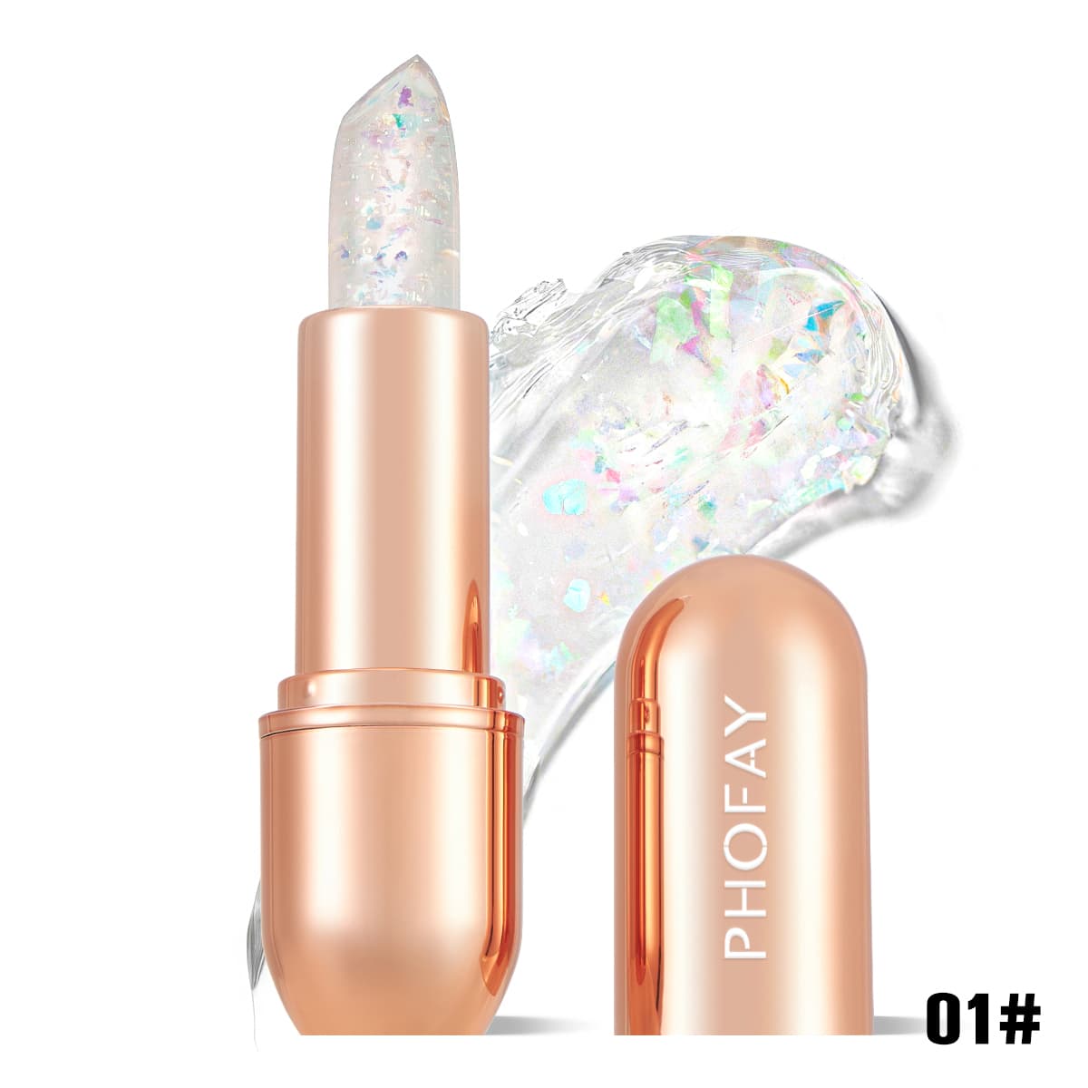 Labial de gel humectante cambio de temperatura