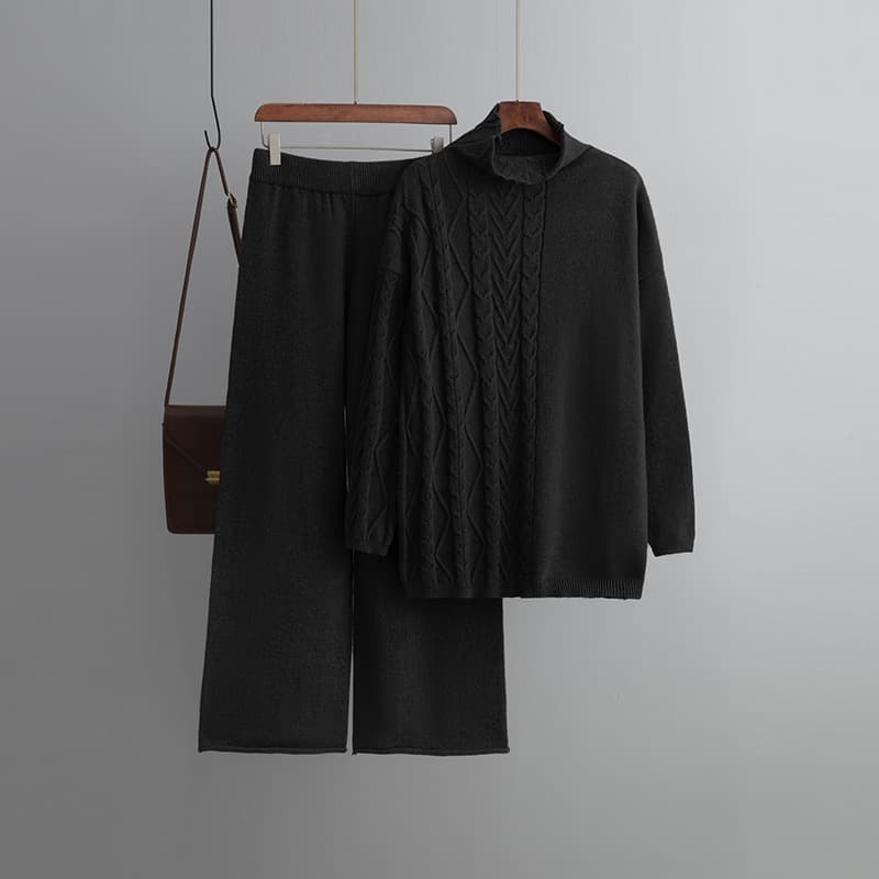 Suéter de dos piezas cómodo y elegante para mujer