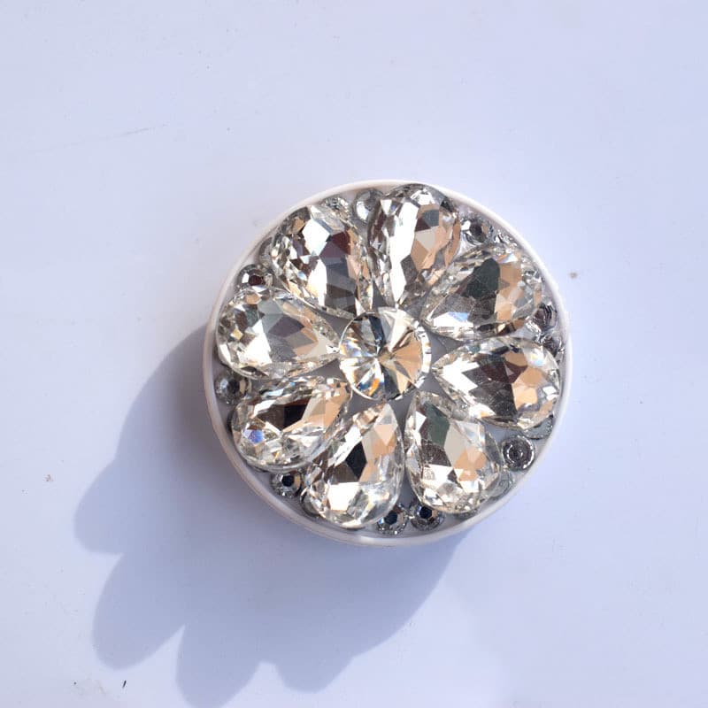Soporte de anillo para teléfono con diamantes de imitación