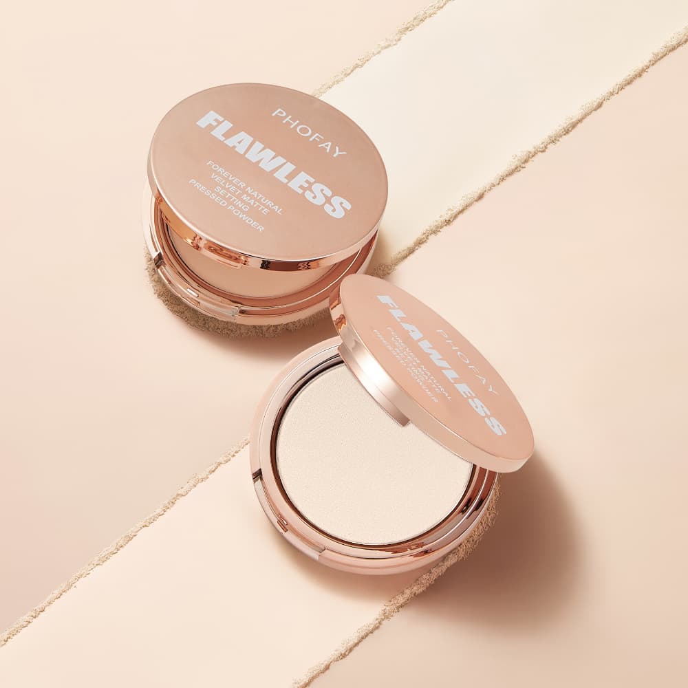 Polvo compacto mate efecto polvera