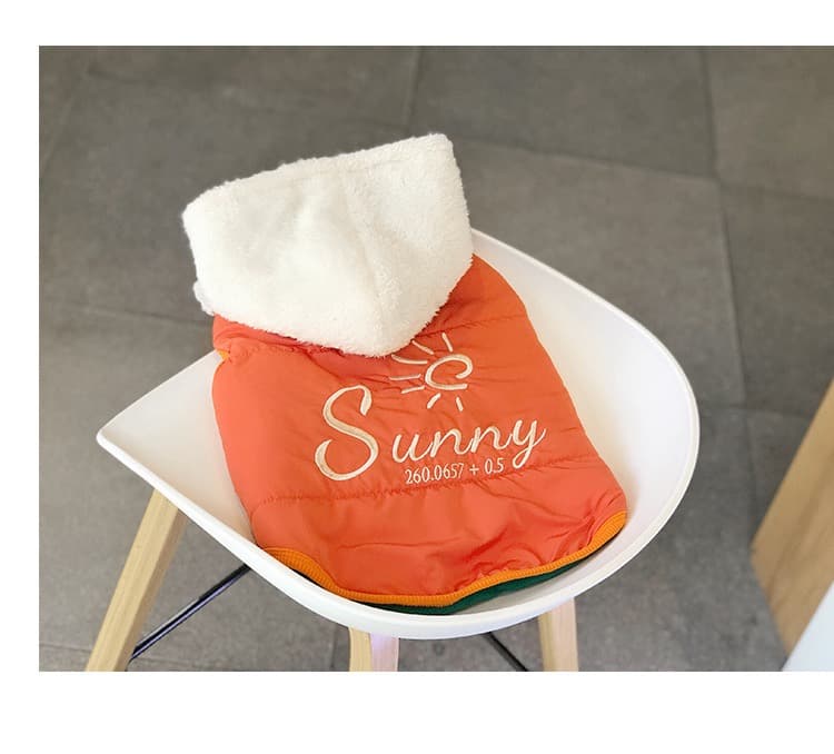 Abrigo reversible térmico para perros y gatos