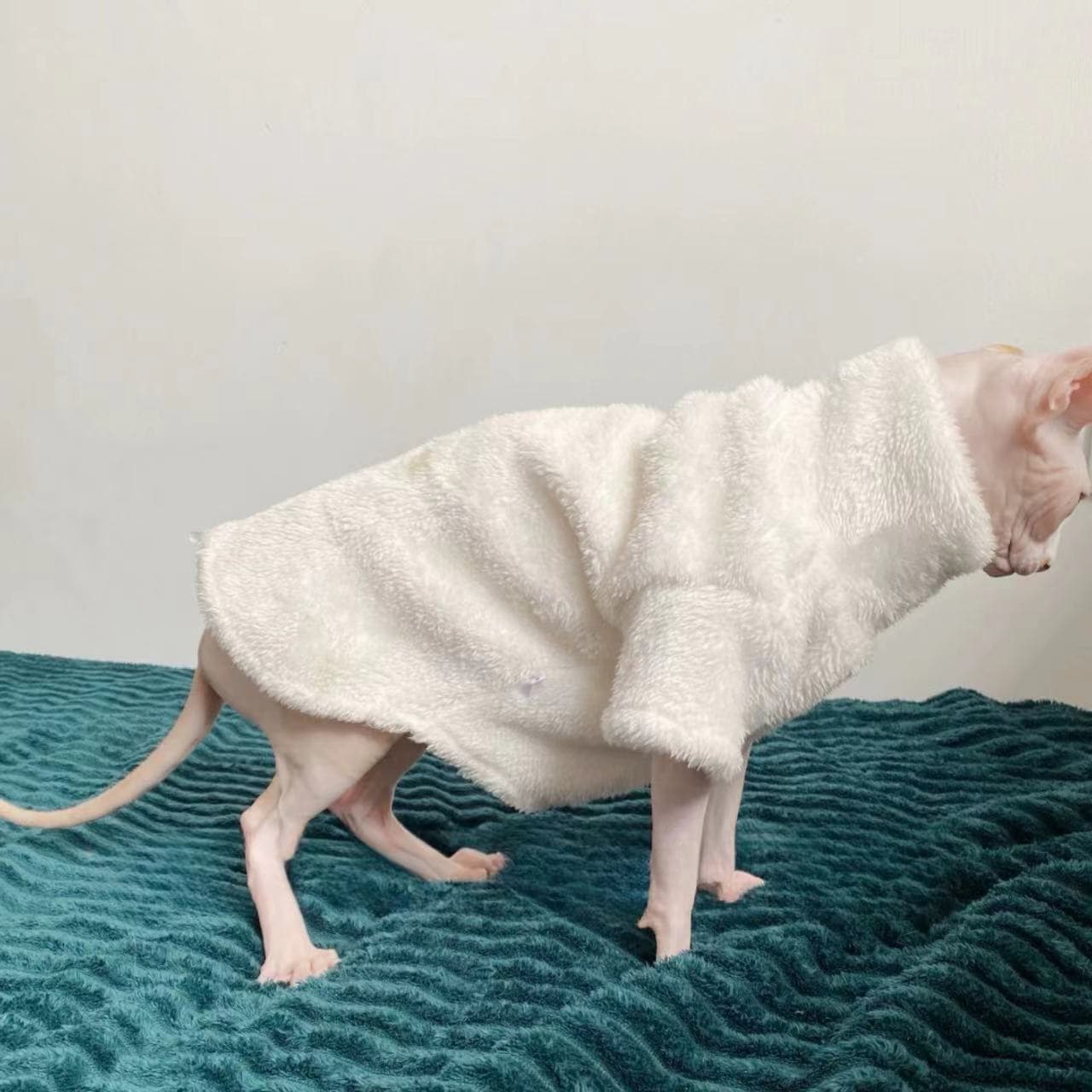 Abrigo para mascotas de invierno con felpa