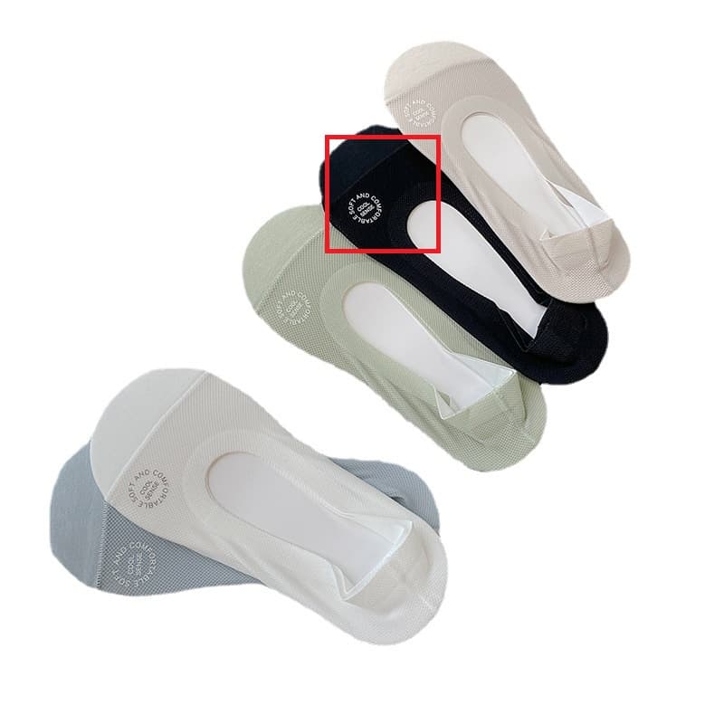 Calcetines invisibles para mujer tipo bote transpirables