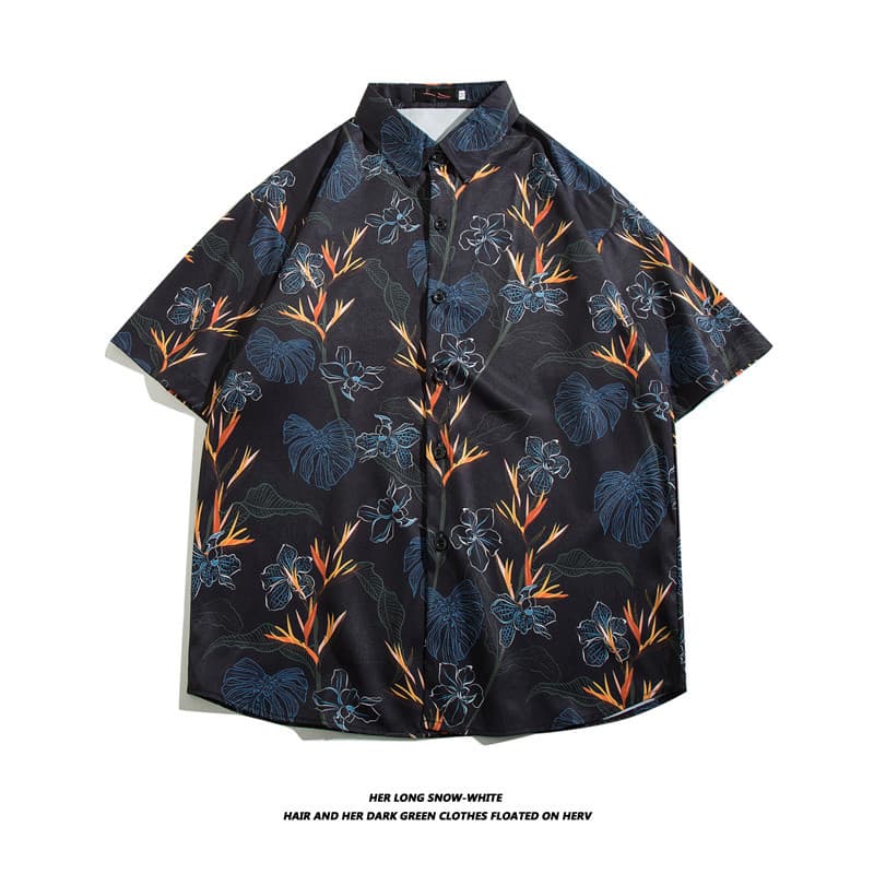 Camisa hawaiana para hombre con diseño floral
