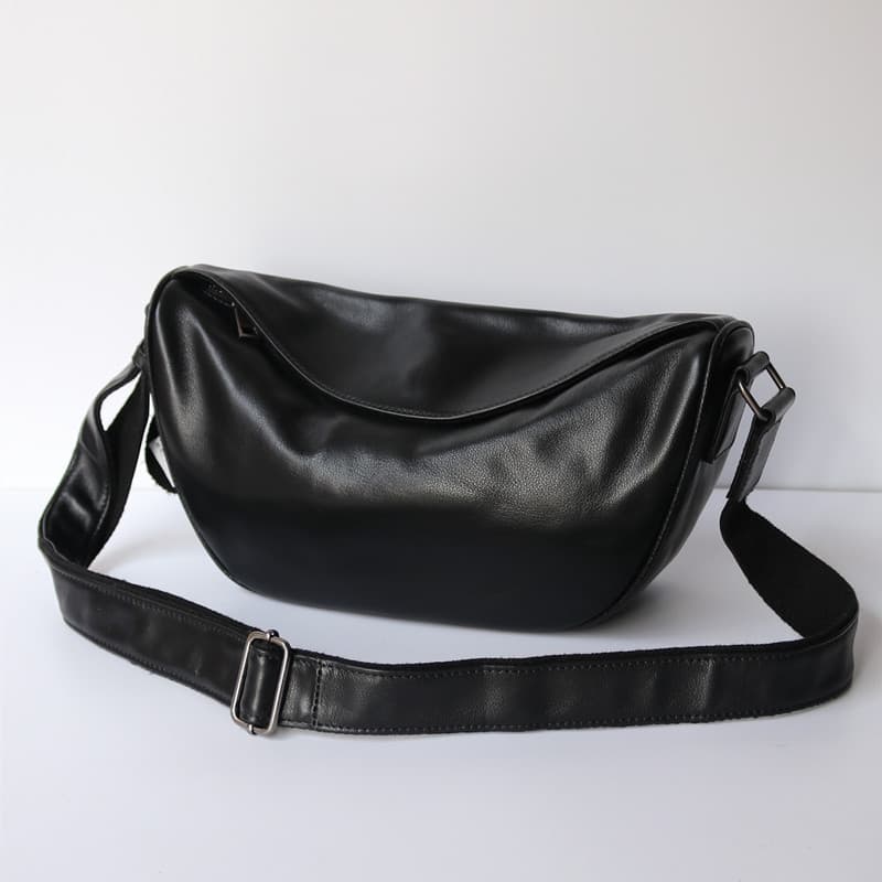 Bolsa mensajero cuero genuino capacidad extra