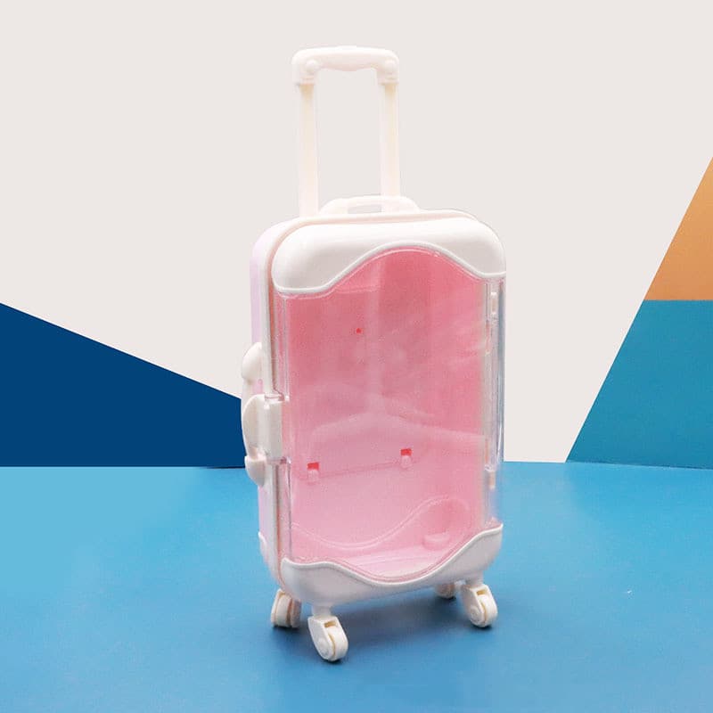 Caja de almacenamiento infantil con forma de maleta
