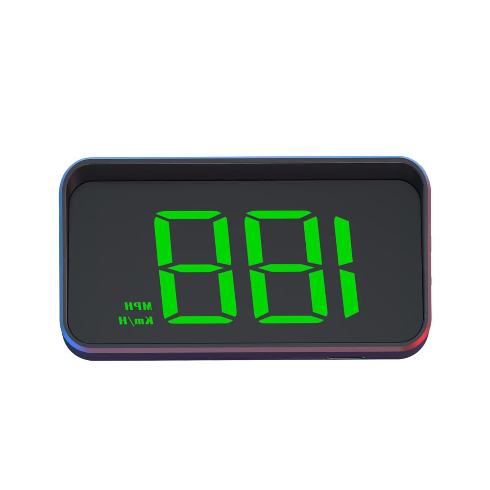 Pantalla frontal de velocidad para auto con GPS