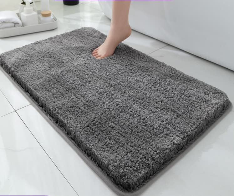 Tapete antideslizante acolchado para baño