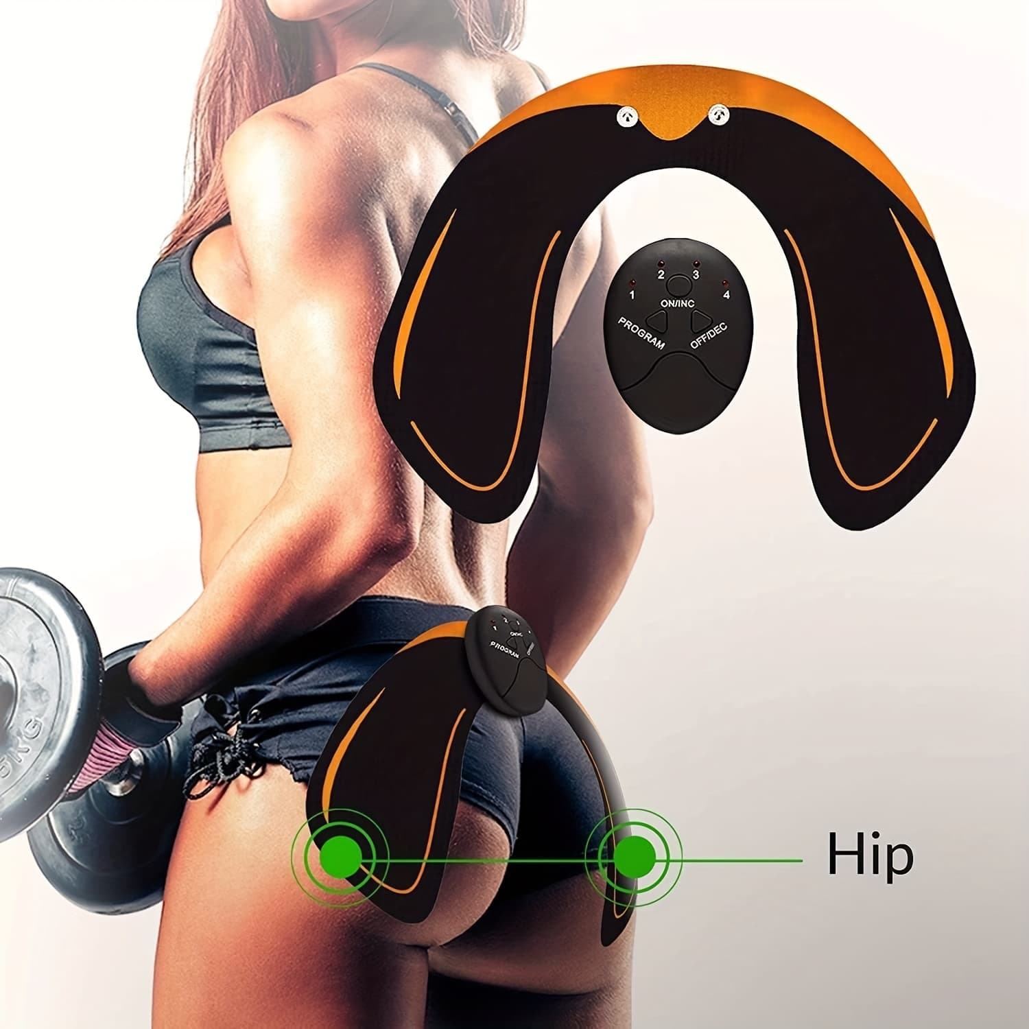 Tonificador glúteos estimulación muscular EMS