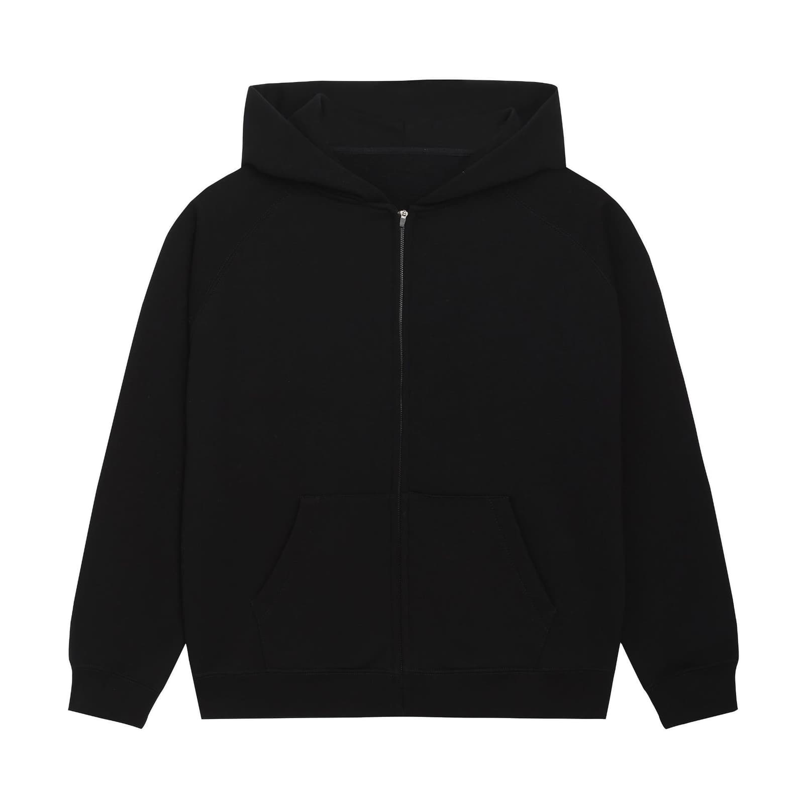 Sudadera capucha cremallera estilo urbano algodón