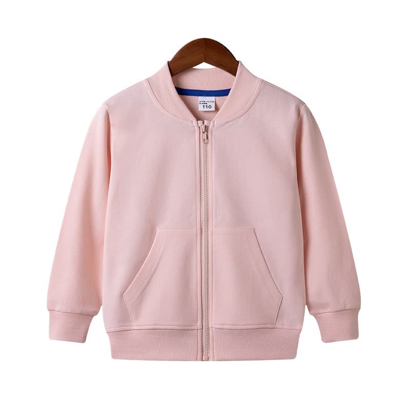Sudadera con cremallera para niños, estilo deportivo casual
