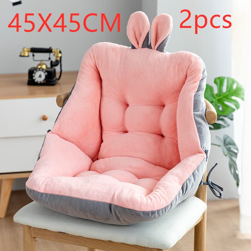 Cojín de asiento y respaldo reversible para silla