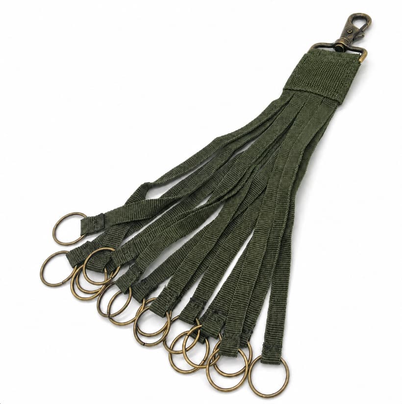 Arnés de camuflaje para caza de patos con anillas metálicas