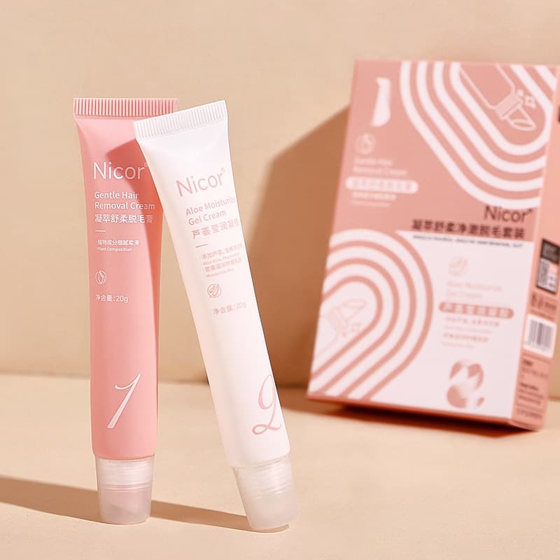 Crema depilatoria suave para labios y bigote para hombre y mujer