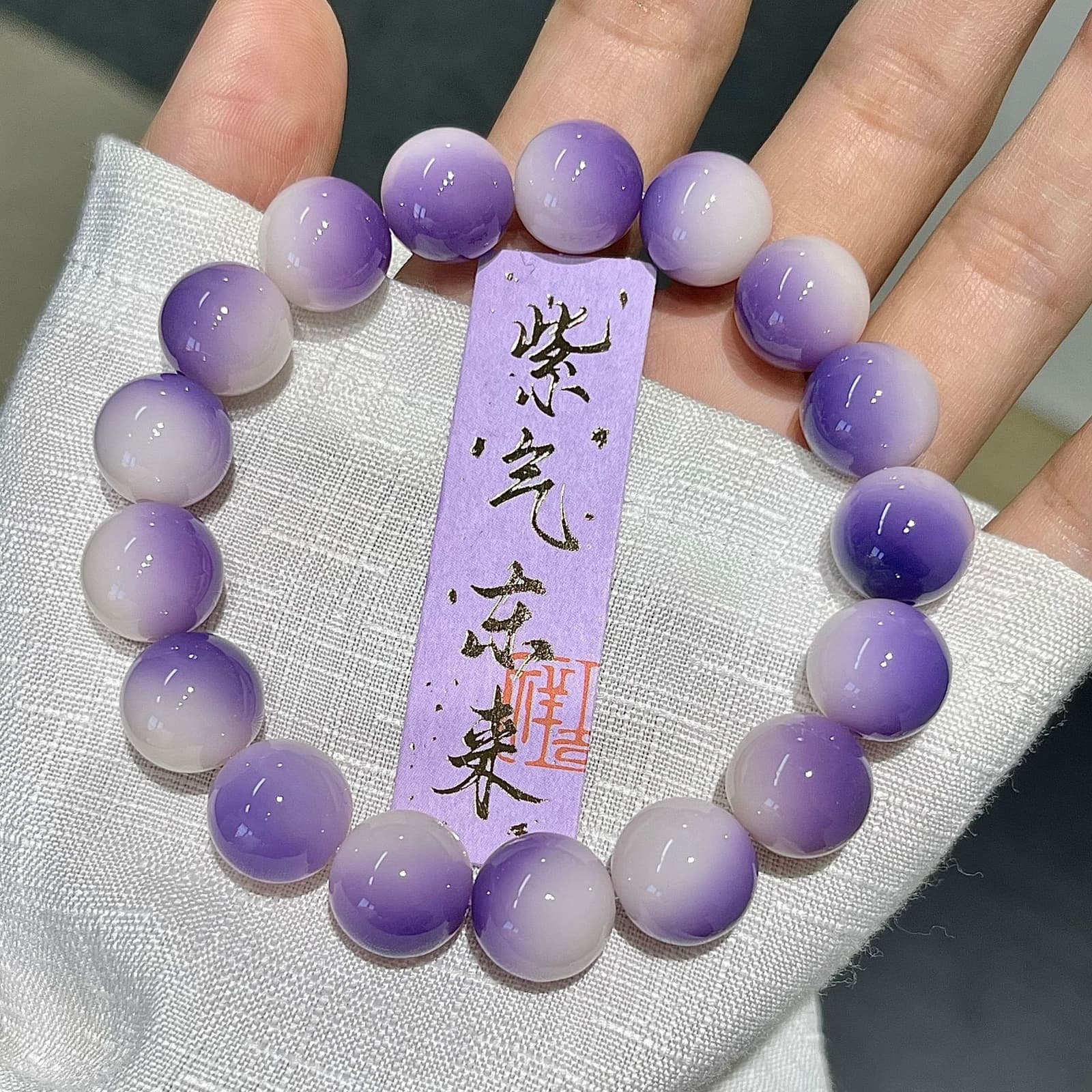 Pulsera de bodhi con cuentas redondas de múltiples colores