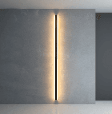 Lámpara de pared LED minimalista alargada y moderna