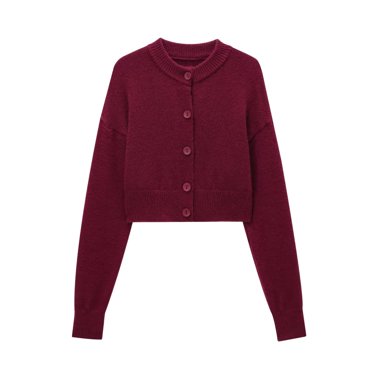 Cardigan elegante de punto con botones