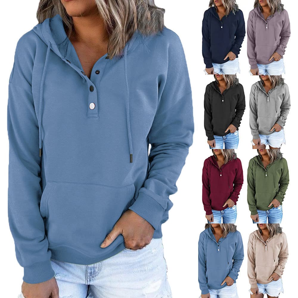 Sudadera con capucha bolsillos y cordón