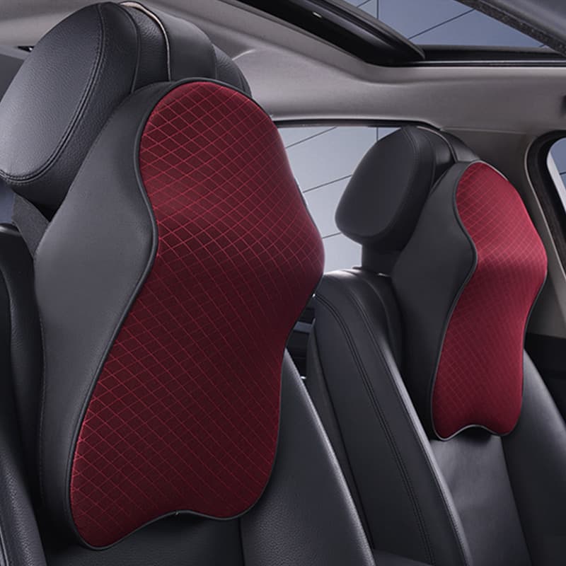 Almohada cervical para auto con espuma viscoelástica