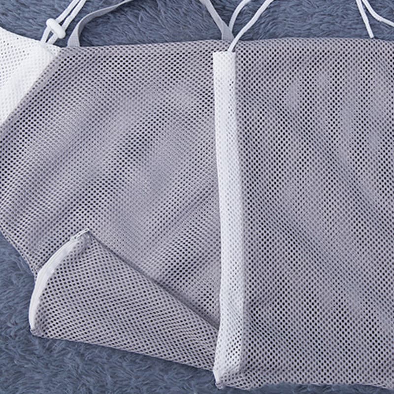 Bolsa de baño para gatos y perros de tela suave