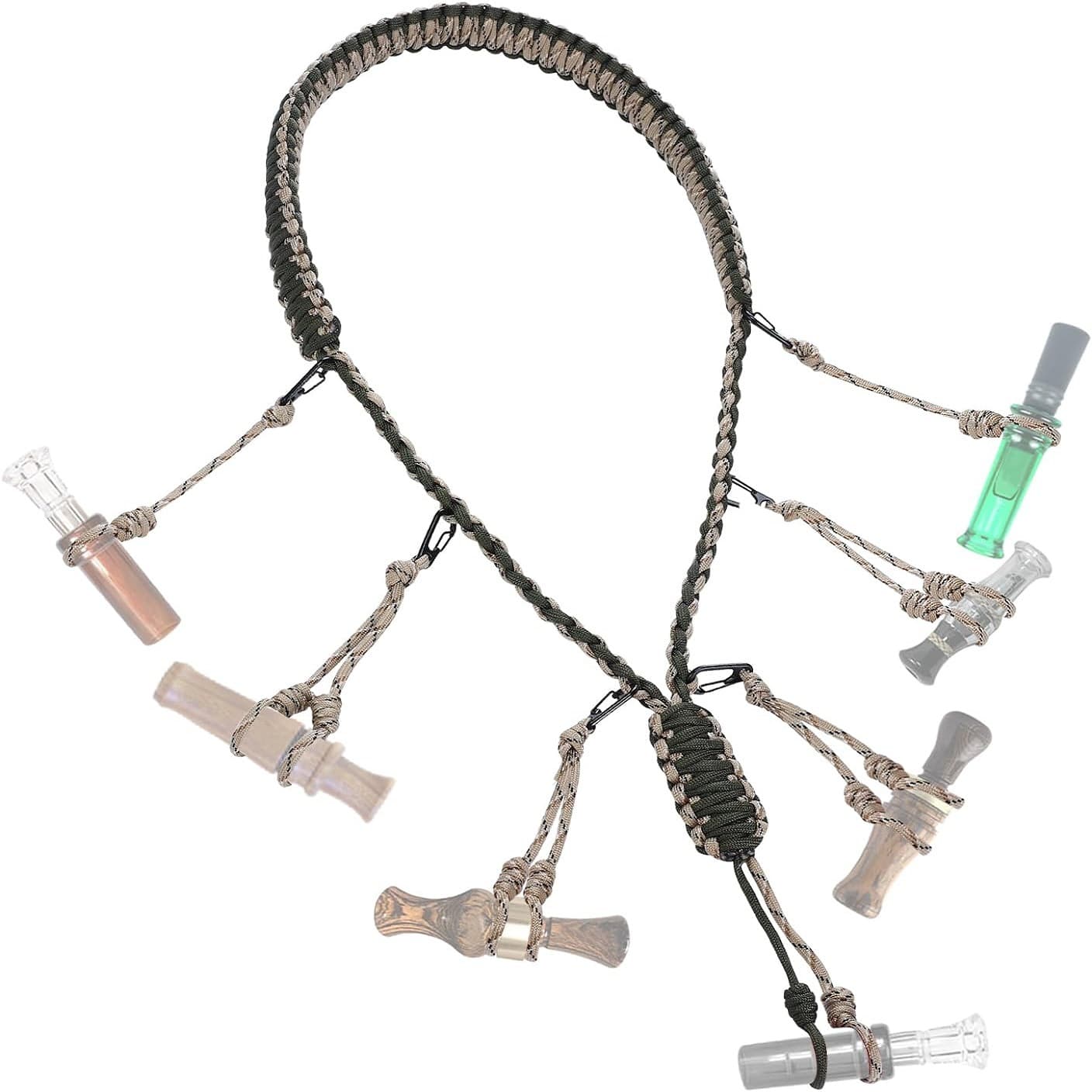 Cordel paracord trenzado con gancho desmontable