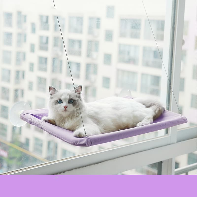 Hamaca para gatos con ventosas para ventana
