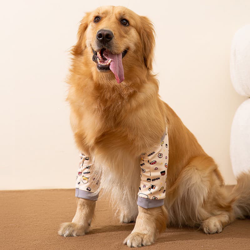 Protector de codos y rodillas para perros acolchado